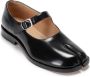 Maison Margiela Zwarte leren loafers met Tabi teen Black Dames - Thumbnail 9