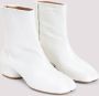 Maison Margiela Witte Parelmoer Tabi Enkellaarzen White Dames - Thumbnail 7