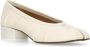 Maison Margiela Witte gehakte Tabi-teen schoenen White Dames - Thumbnail 4