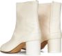 Maison Margiela Witte Leren Laarzen met Tabi Split-Teen Vorm White Dames - Thumbnail 3