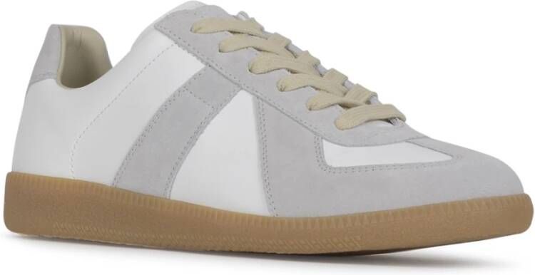 Maison Margiela Witte Leren Replica Lage Sneakers White Dames