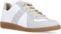 Maison Margiela Witte leren sneakers met suède inzetstukken Witte Leren Sneakers voor Heren White Heren - Thumbnail 5