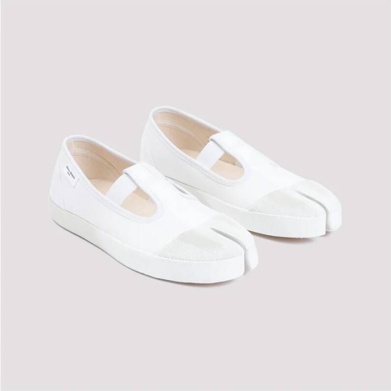 Maison Margiela Witte Mary Jane Tabi Schoenen White Dames