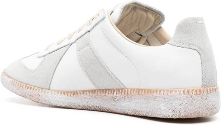 Maison Margiela Witte Panel Laag-Top Sneakers White Dames