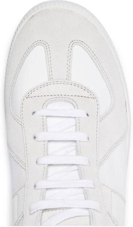 Maison Margiela Witte Platte Sneakers Replica Stijl White Heren