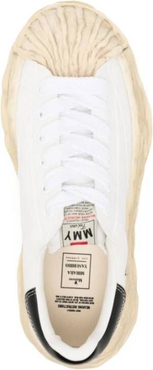 Maison Margiela Witte Sneakers met Logopatch White Heren