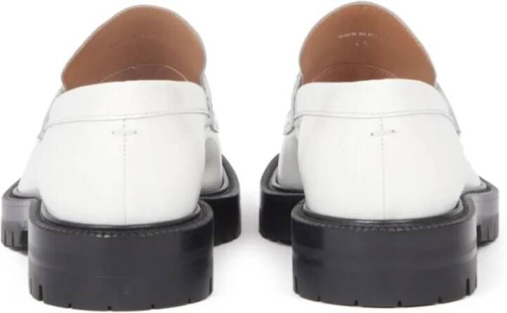 Maison Margiela Witte Tabi County Loafer White Heren