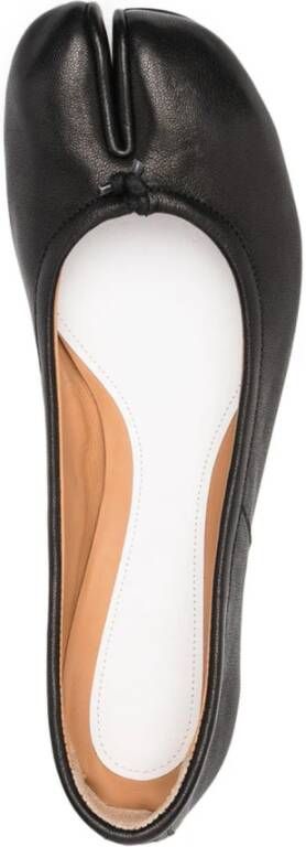 Maison Margiela Zwarte Ballerina Flats Black Dames