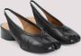 Maison Margiela Zwarte Leren Ballerina's Elegante Comfortabele Schoenen Black Dames - Thumbnail 3