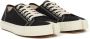 Maison Margiela Zwarte Canvas Tabi Sneakers Contraststiksels Black Dames - Thumbnail 4