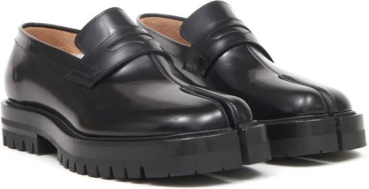 Maison Margiela Zwarte County Loafer Schoenen Black Dames