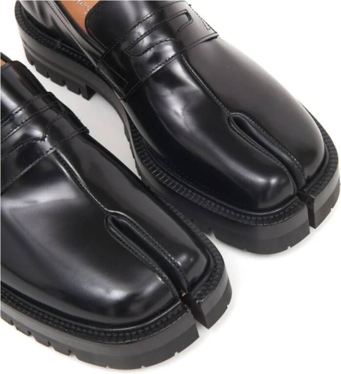 Maison Margiela Zwarte County Loafer Schoenen Black Dames