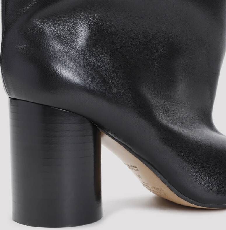 Maison Margiela Zwarte Enkellaarsjes voor Vrouwen Black Dames