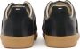 Maison Margiela Zwarte Leren Sneakers Contrast Zool Black Heren - Thumbnail 3