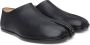 Maison Margiela Zwarte leren Tabi mocassin Black Heren - Thumbnail 2