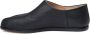 Maison Margiela Zwarte leren Tabi mocassin Black Heren - Thumbnail 3