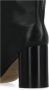 Maison Margiela Zwarte Leren Tabi Teen Laarzen Black Dames - Thumbnail 6