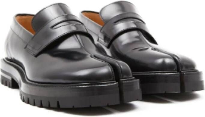 Maison Margiela Zwarte Loafer Tabi County Black Heren