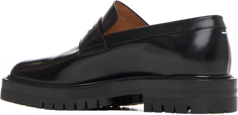 Maison Margiela Zwarte platte schoenen Black Dames