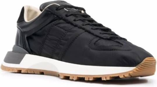 Maison Margiela Zwarte Runner Sneaker Black Heren