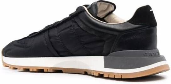 Maison Margiela Zwarte Runner Sneaker Black Heren