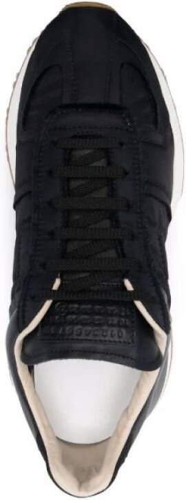 Maison Margiela Zwarte Runner Sneaker Black Heren