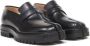 Maison Margiela Geborsteld leren loafers met gespleten teen Black Dames - Thumbnail 4