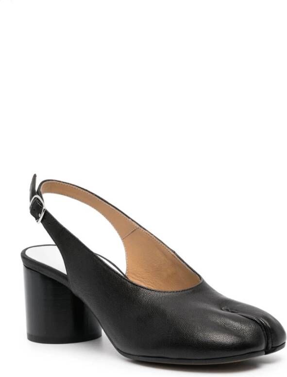 Maison Margiela Zwarte Slingback Sandalen Black Dames