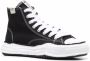 Maison Margiela Zwarte Sneakers met Logo Patch Black Heren - Thumbnail 2