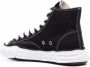 Maison Margiela Zwarte Sneakers met Logo Patch Black Heren - Thumbnail 4