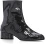 Maison Margiela Zwarte Spiegel Leren Tabi Laarzen Black Dames - Thumbnail 3