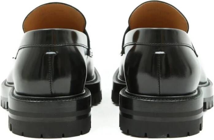 Maison Margiela Zwarte Tabi County Loafer Black Heren