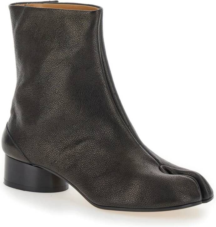 Maison Margiela Zwarte Tabi Enkellaarzen Black Dames