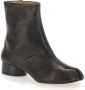 Maison Margiela Zwarte Tabi Enkellaarzen Black Dames - Thumbnail 2