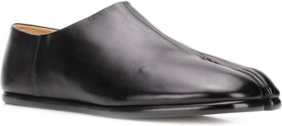 Maison Margiela Zwarte Tabi Loafer Platte Schoenen Black Heren