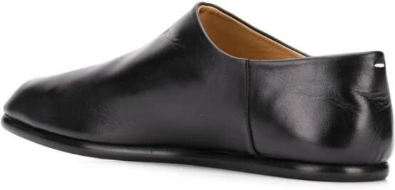 Maison Margiela Zwarte Tabi Loafer Platte Schoenen Black Heren