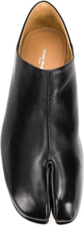 Maison Margiela Zwarte Tabi Loafer Platte Schoenen Black Heren