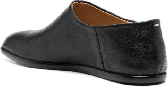 Maison Margiela Zwarte Tabi Loafer Platte Schoenen Black Heren