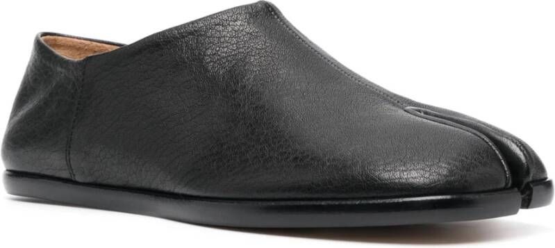 Maison Margiela Zwarte Tabi Slip-On Loafers Black Heren