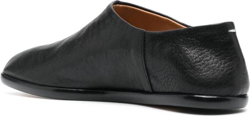 Maison Margiela Zwarte Tabi Slip-On Loafers Black Heren