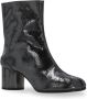 Maison Margiela Zwarte Tabi Teen Leren Laarzen Black Dames - Thumbnail 3