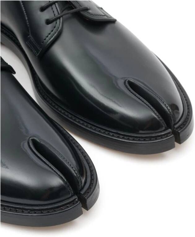 Maison Margiela Zwarte Veterschoenen voor Mannen Black Heren