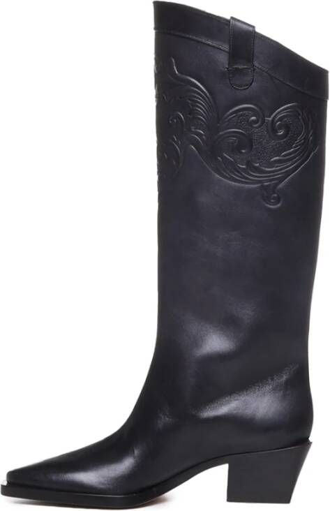 Maison Skorpios Cowboy Boots Black Dames