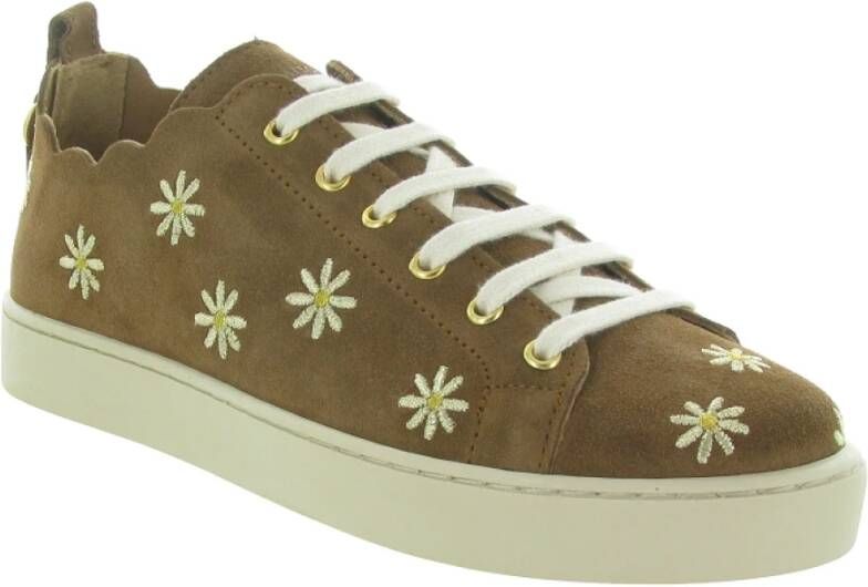 Maison Toufet Geborduurde Schoenen Brown Dames