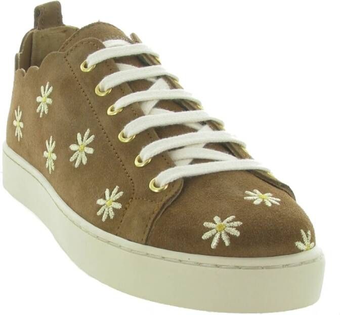 Maison Toufet Geborduurde Schoenen Brown Dames