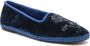 Maliparmi Velvet Ballerina Schoenen Blue Dames - Thumbnail 2