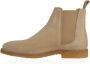 Mallet London Pebble Chelsea Boots met Rubberen Zool Beige Heren - Thumbnail 2