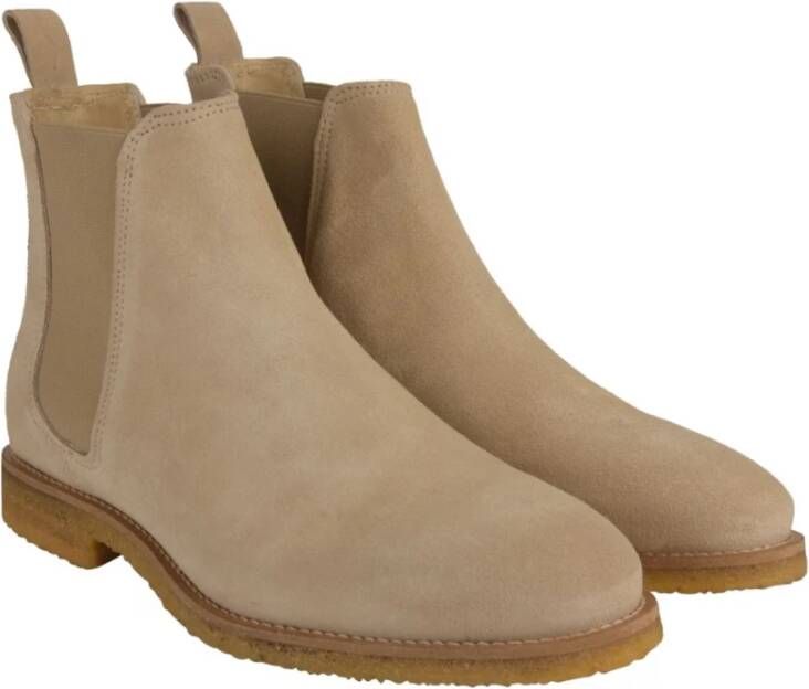 Mallet Footwear Stijlvolle Elmore Chelsea Laarzen Beige Heren