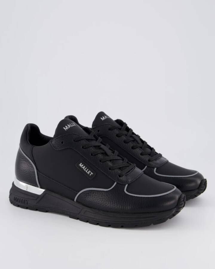 Mallet Footwear Lite Triple Black Sneakers Black Heren