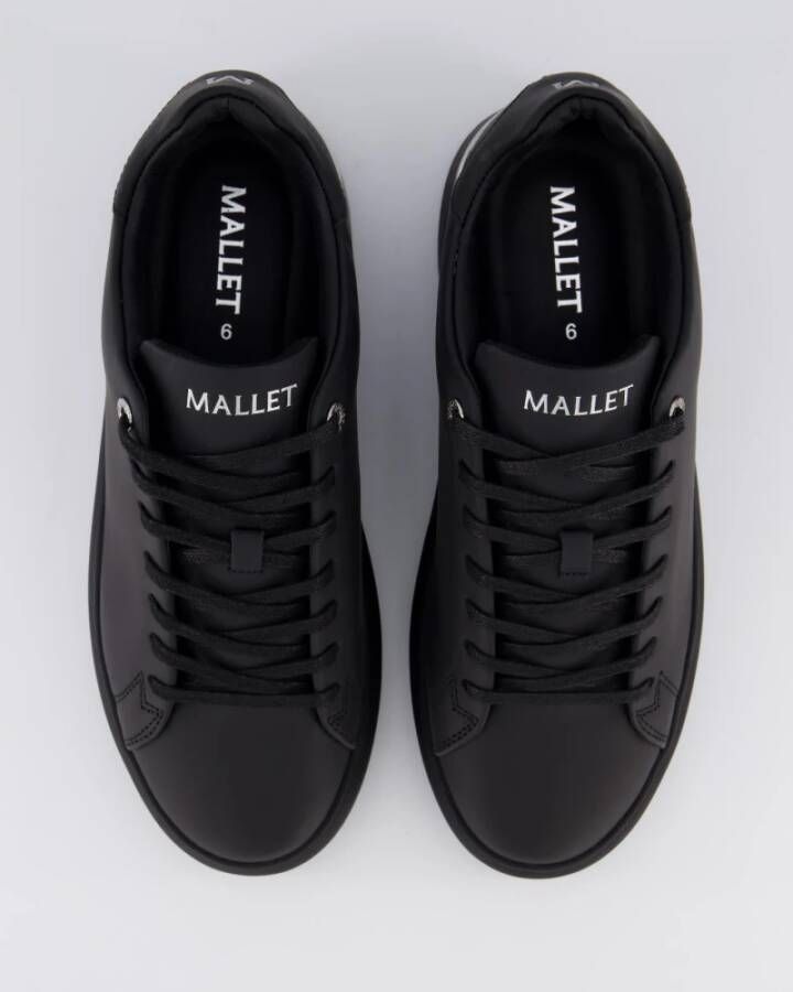 Mallet Footwear Lite Triple Black Sneakers Black Heren